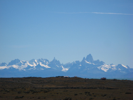 IMG 2354 Laatste zicht op Fitz Roy vanuit de bus naar El Calafate