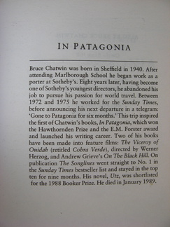 IMG 3639 Bruce Chatwin In Patagonia inleiding