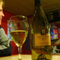 IMG 3969 Laatste wijntje in het hostel Finca Flichman Chardonnay 2005