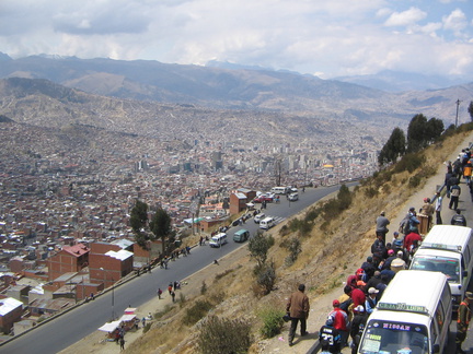 IMG 8743 Uitzicht over La Paz vanaf El Alto
