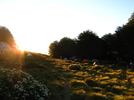 IMG 1266 Zonsondergang bij Refugio Caulle