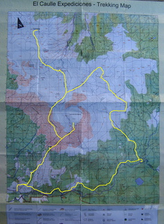 IMG 1450a De kaart van El Caulle met route