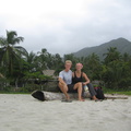 IMG 8477 Eelco en Bas op het strand bij Arrecifes