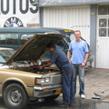 IMG 9625 Eerst even repareren in Bogot