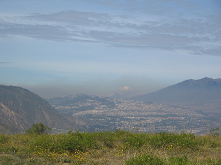 IMG 0502 Quito gehuld in smog