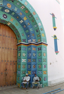 Chamula outside the church