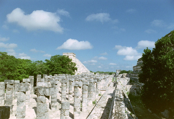 Chichen Itza Grupo de las Mil Coumnas