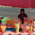 Mexico City La Ciudadela San Juan fresh fruit with salt