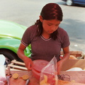 Mexico City La Ciudadela San Juan preparing fruit