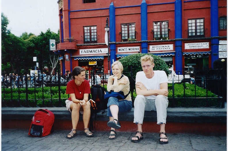 Mexico City nog een zocalo 3 kleine kleutertjes