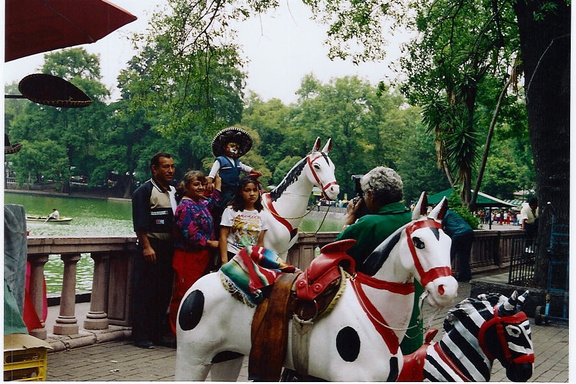 Mexico City Park family picture