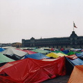 Mexico City Zocalo Teachers strike