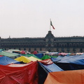 Mexico City Zocalo Teacher strike 2