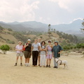 Oaxaca waterfall walk group picture