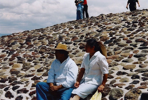 Teotihuacan Mexicanen die uitrusten