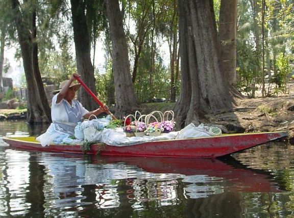 Xochimilco bloemenboot 2 kerry olson