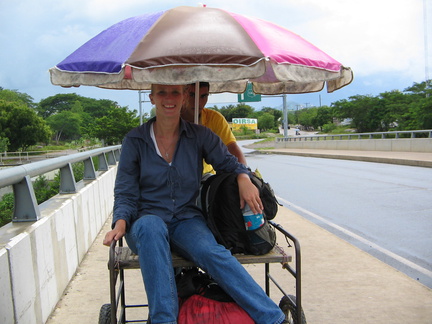 IMG 3875 Met de fietstaxi naar de grens tussen Honduras en Nicaragua