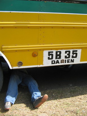 IMG 7550 De buschauffeur onder de bus