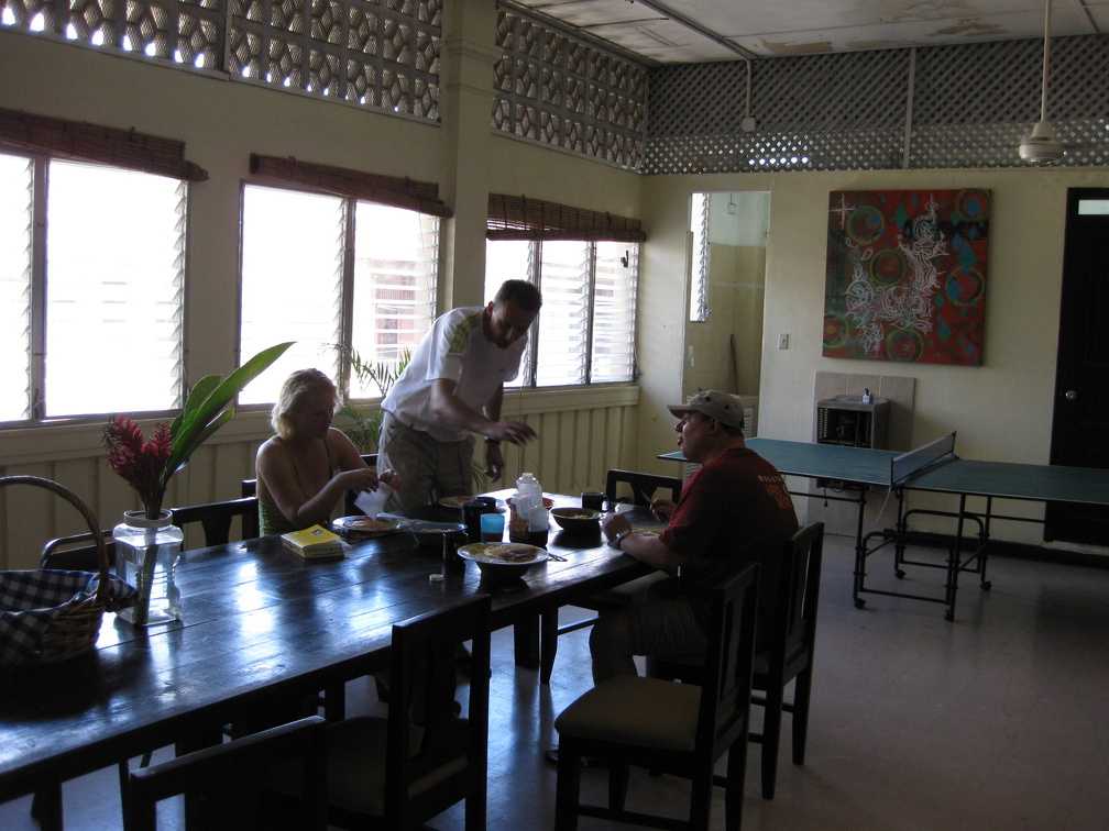 2008 Pan-Col 054 - Ons ontbijt in het hostel