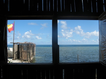 2008 Pan-Col 401a - Het uitzicht vanuit onze Kuna hotelkamer