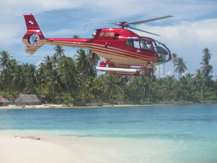 2008 Pan-Col 455 - En de heli vertrekt weer nadat de toeristen zijn afgezet