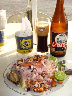 IMG 2129 Ceviche met Peruaans bier