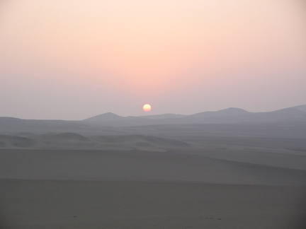 IMG 2535 Zonsondergang in de woestijn rondom Huacachina