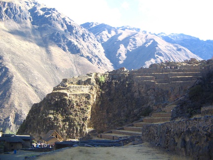 IMG 7551 Overzicht van de ruines van Ollantaytambo