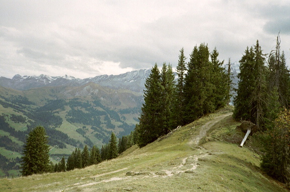 Gstaad Wandeling uitzicht rechts