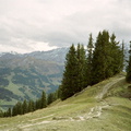 Gstaad Wandeling uitzicht rechts