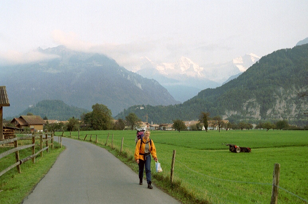 Interlaken Bas wandelt naar de camping