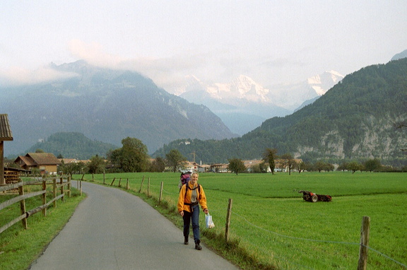 Interlaken Bas wandelt naar de camping