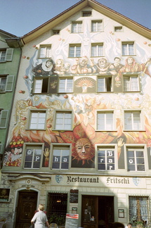 Luzern Beschilderd huis