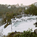 Rheinfall Van bovenaf iets dichterbij