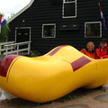 IMG 4252 - Bas and Paul in a giant wooden clog