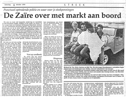 1990-10-06 Typhoon - De Zaire over met markt aan boord