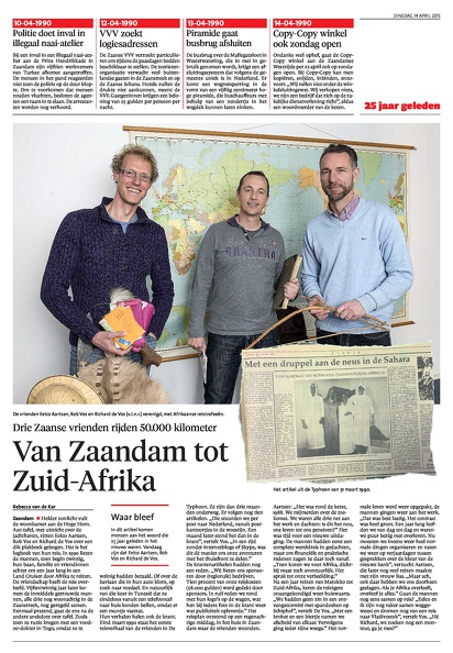 2015-04-14 - NHD Artikel 25 jaar geleden