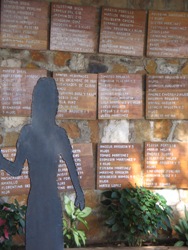 Het monument in El Mozote