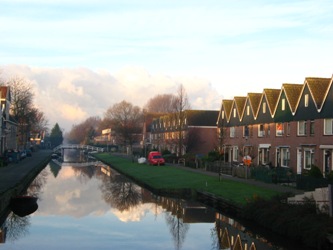 Het Papenpad in Zaandam, nieuwbouw op zijn Zaans