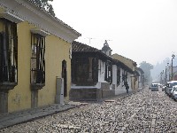 Mostly 1 floor buildings because of the risk of earthquakes