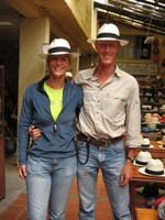 Bas and Eelco with Panama Hats
