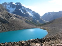 Laguna Cerro Castillo van boven