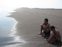 Het strand van El Salvador