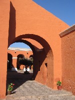 Een van de vele mooie plekjes in het Monasterio Santa Catalina