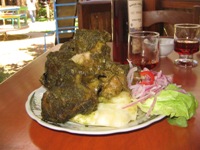 Pachamanca, een enorme berg vlees