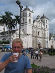 Eindelijk weer goede lekkere koffie in Tegucigalpa